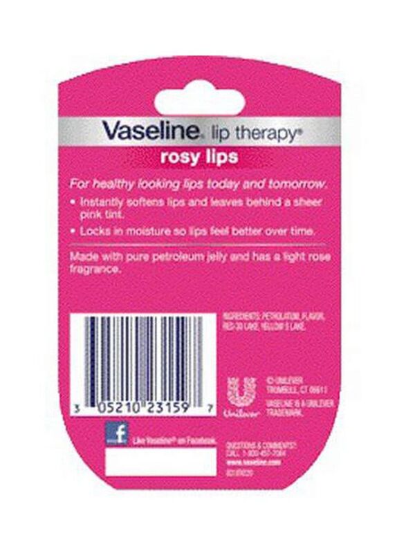 Vaseline Rosy Lips Therapy Balm, 7gm