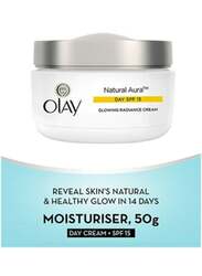 Olay Natural Aura Glowing Radiance Day Cream Spf 15, 50gm