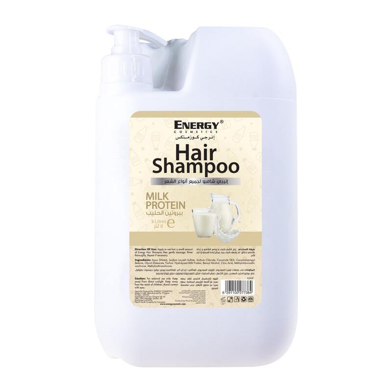 Energy Cosmetics Hair Shampoo Milk Protein Extract 5 L