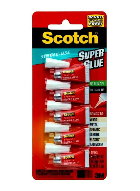 

Scotch Super Glue Gel Set, 4 Pieces, AD119, Clear