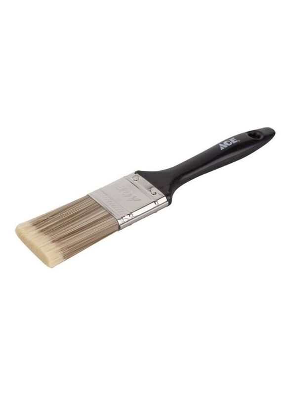 Ace Paint Brush, 3.81cm, Black/Silver