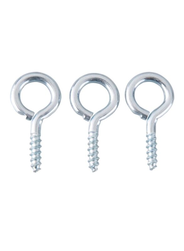 Suki 7 Piece Eye Screw, Silver