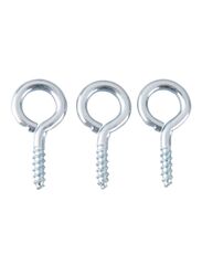 Suki 7 Piece Eye Screw, Silver