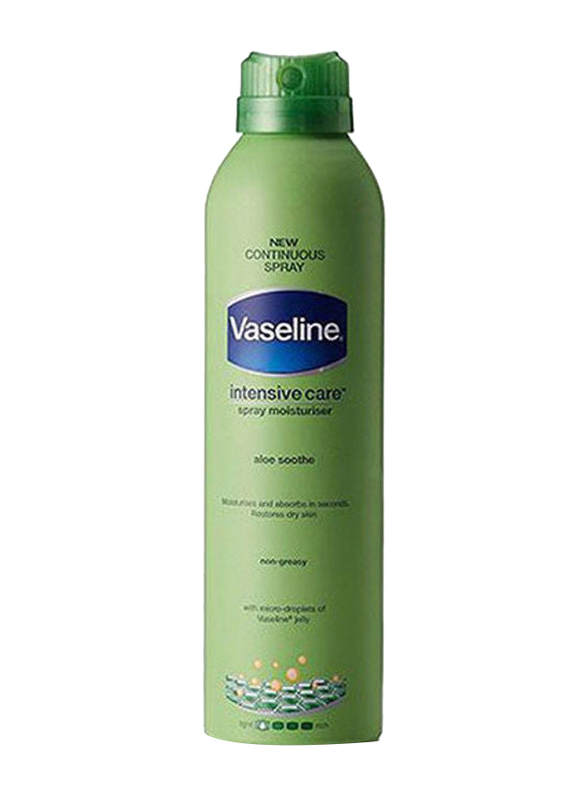 Vaseline Intensive Care Aloe Soothe Moisturizer Sprayer, 190ml