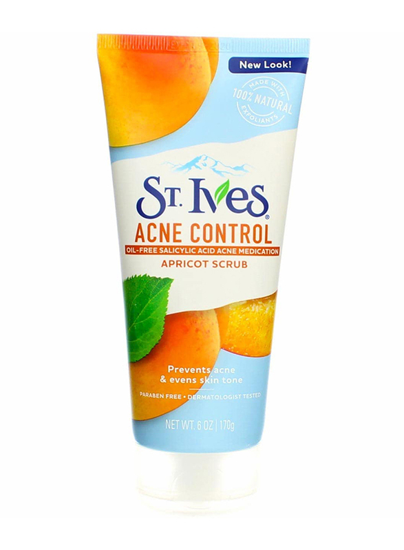 St. Ives Acne Control Face Scrub, 2 x 177gm