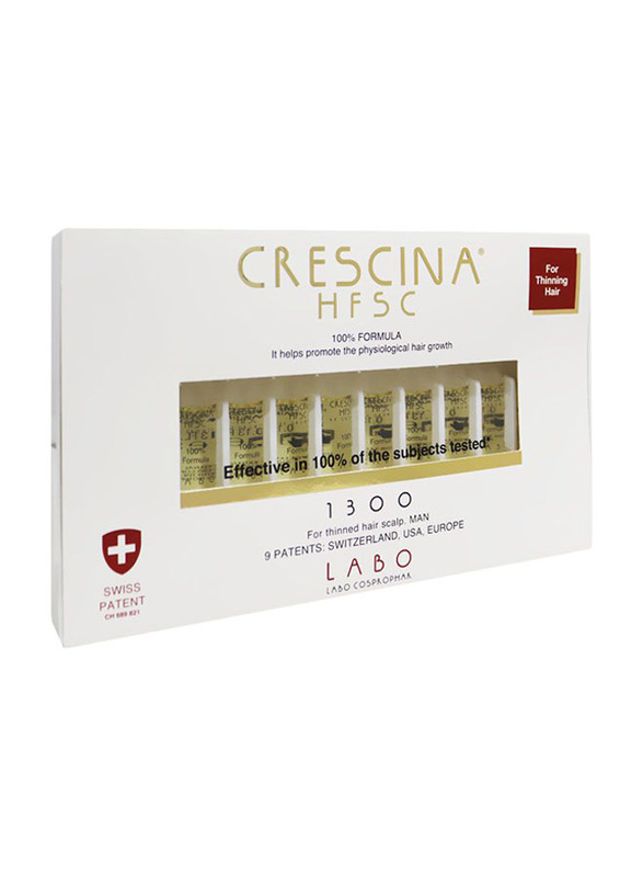 

Crescina HFSC 1300 Hair Re-Growth for Men, 3.5ml x 10 Pieces