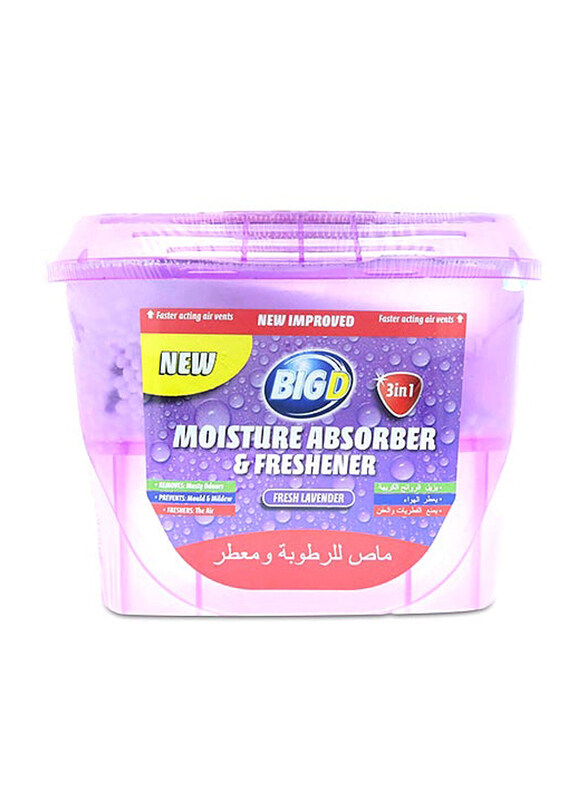 

Big D Fresh Lavender Moisture Absorber and Freshener, 1 Piece
