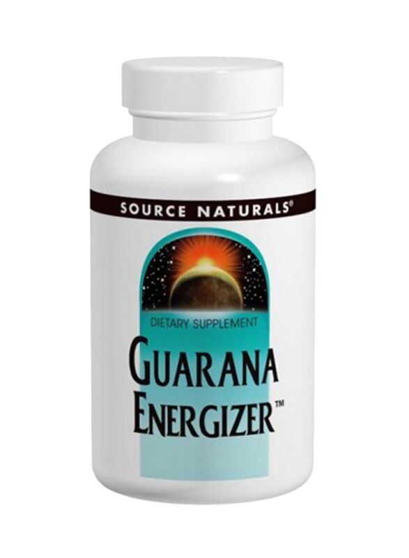 Source Naturals Guarana Energizer Dietary Supplement, 100 Tablets