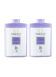 Yardley English Lavender Perfumed Talcum Powder, 2 x 250gm