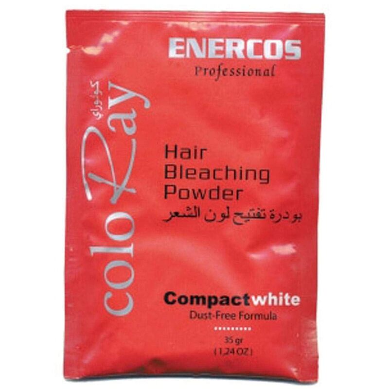 Enercos Professional Coloray Hair Bleaching Powder Compact White 500 G