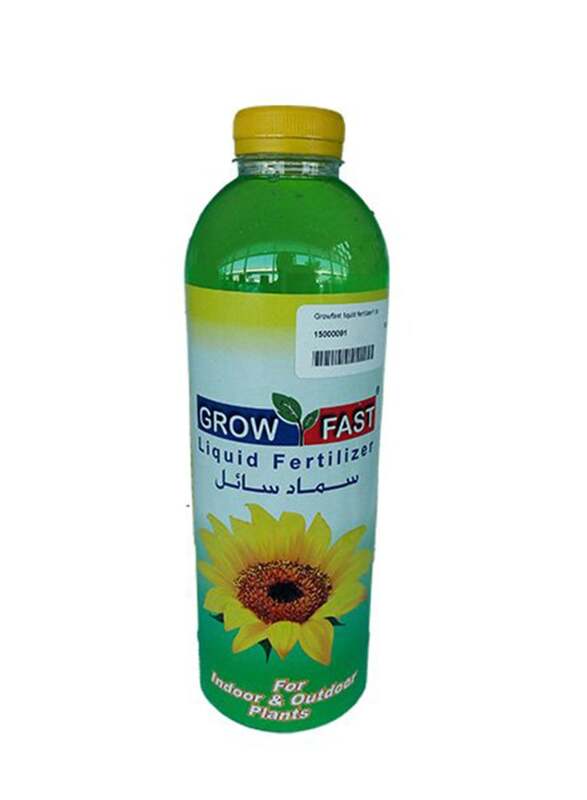 PMT Grow Fast Liquid Fertilizer, 1 Liter, Green