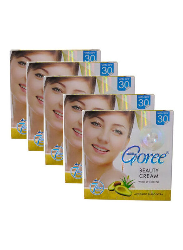 Goree Beauty Cream with Lycopene, 5 x 150gm