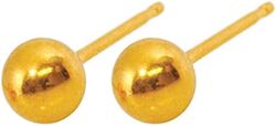 Caflon Fashion Sense Gold Plated Ball Earring 5Mm