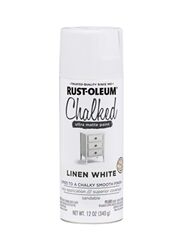 Rust-Oleum Chalked Ultra Matte Paint Spray, 340gm, Linen White