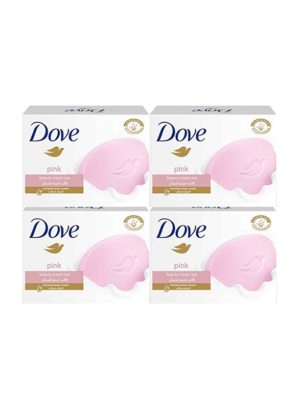 Dove Beauty Cream Bar Soap, 4 x 135gm