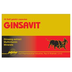 Ginsavit Soft Gelatin Capsules 24's