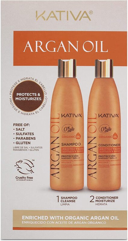 Kativa Organic Argan Oil Shampoo & Conditioner Set, 2 Pieces