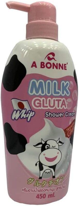 A Bonne Milk Gluta Whip Shower Cream, 450ml