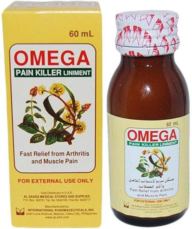 

Generic OMEGA PAIN KILLER LINIMENT 60 ML