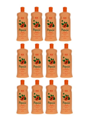 RDL Extract Papaya Whitening Hand & Body Lotion + Vitamin E, 12 x 600ml