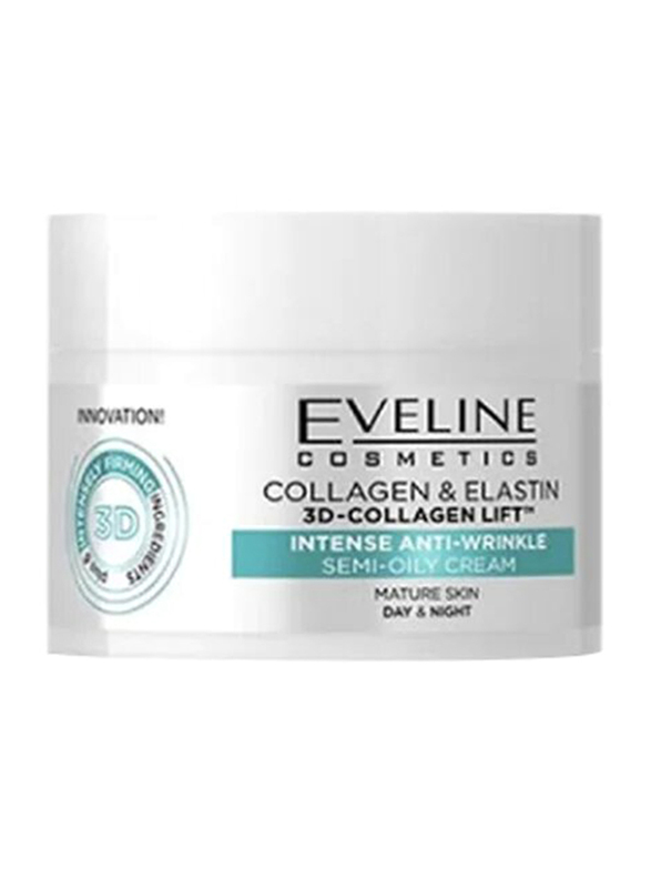 Eveline 3D-Collagen Lift Intense Anti-Wrinkle Day & Night Cream, 50ml