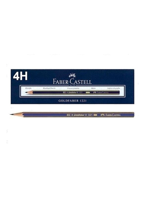 Faber-Castell Goldfaber 4H Graphite Pencil, Grey