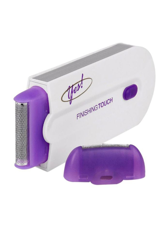 Yes! Finishing Touch Hair Remover, NJ7470, White/Purple