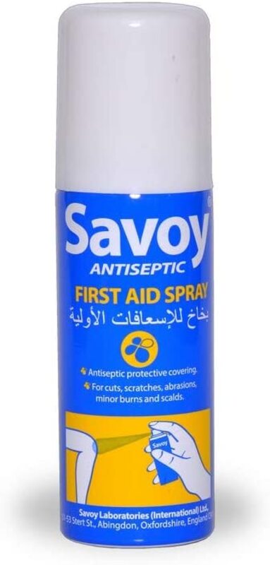 Savoy Antiseptic First Aid Spray, 50ml