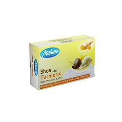 Melano Shea Turmeric Soap with Vitamins A, C & E