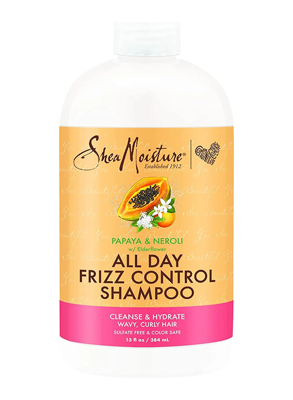 Shea Moisture Papaya and Neroli All Day Frizz Control Shampoo, 385ml