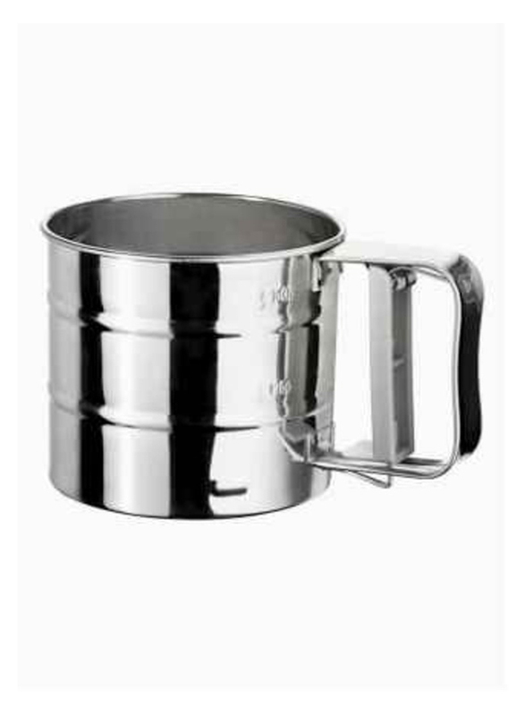 Stainless Steel Flour Sifter, Silver