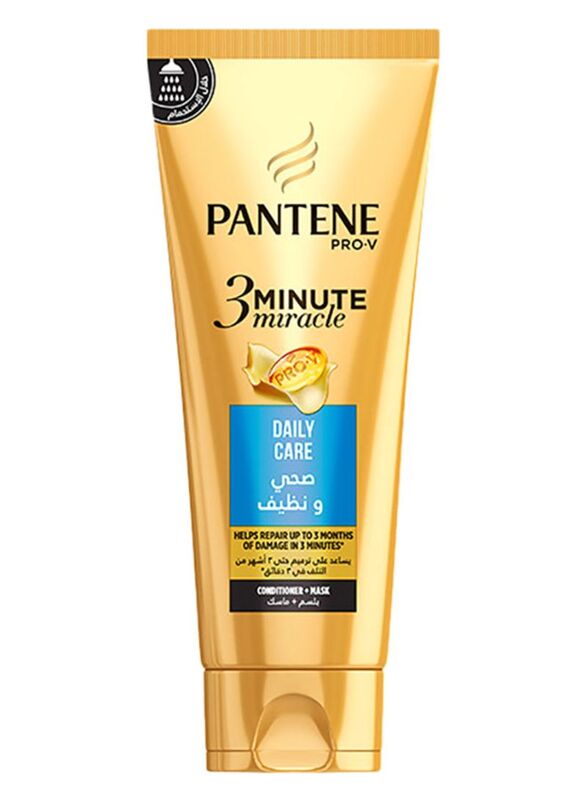 Pantene Pro-V 3 Minute Miracle Daily Care Conditioner with Mask, 200ml