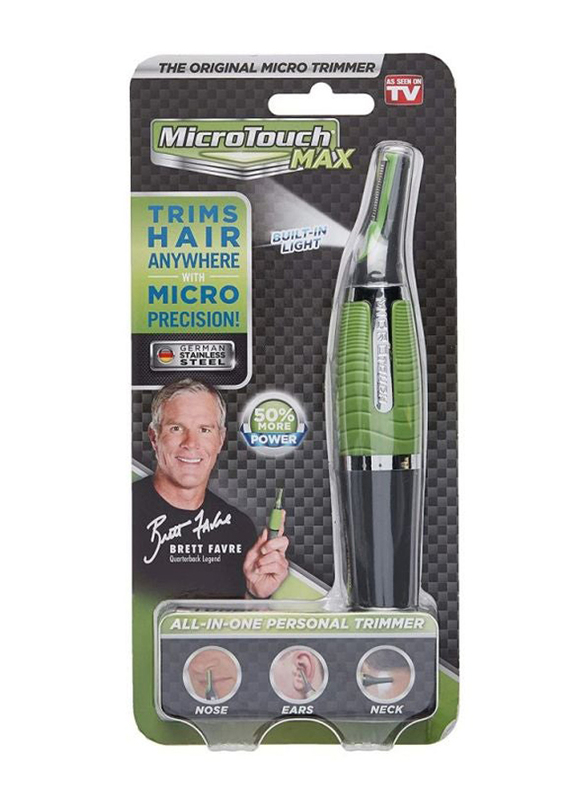 MicroTouch Max Personal Trimmer, Green/Black