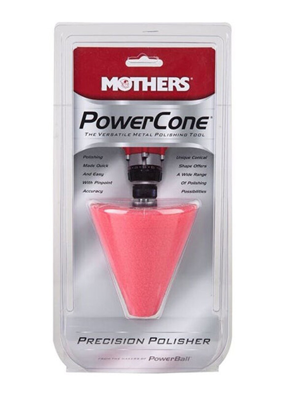

Mothers Powercone Metal Polishing Tool, 1-Piece, Pink