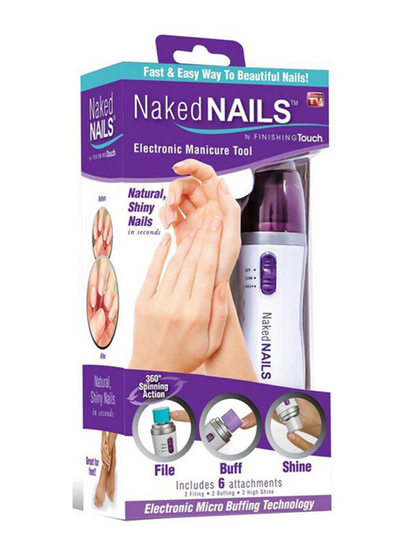 

Naked Nails Electronic Manicure Tool, White