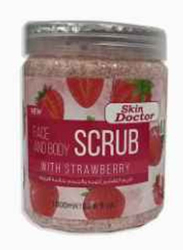 Skin Doctor Strawberry Face & Body Scrub, 1000ml