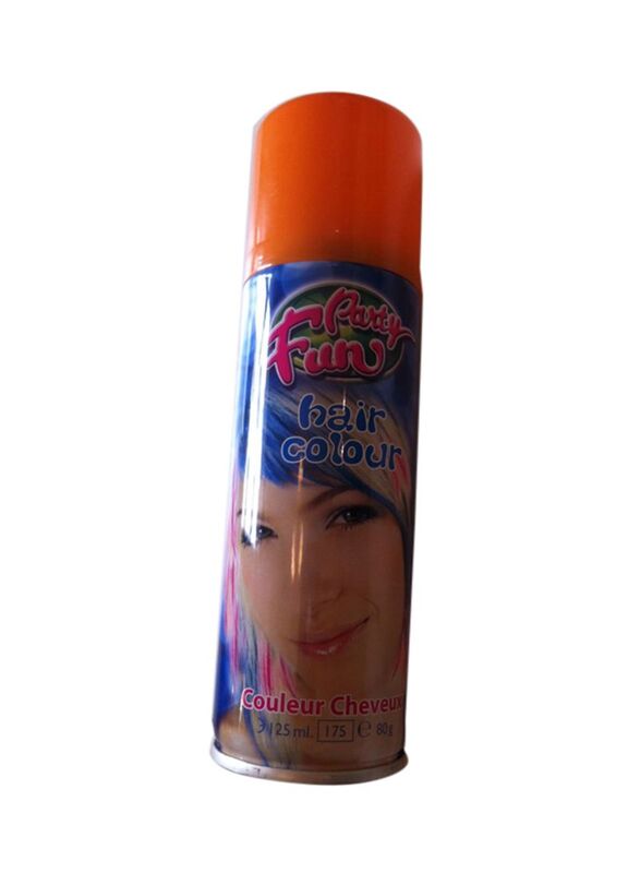 Party Fun Hair Colour Spray, 125ml, Orange