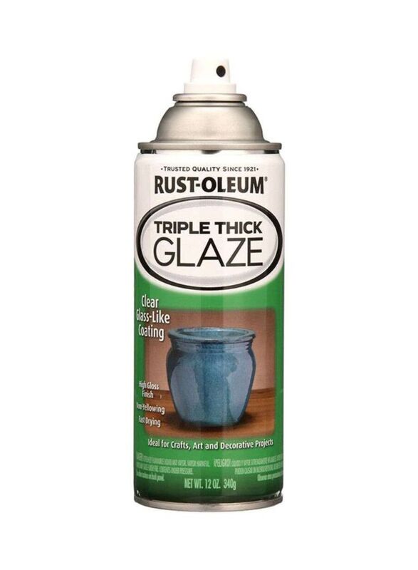 Rust-Oleum Triple Thick Glaze Paint Spray, 340gm, Clear