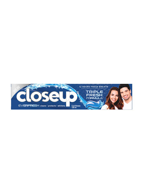 Closeup Cool Breeze Triple Fresh Formula Toothpaste, 120ml