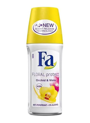 Fa Floral Protect Orchid Viola Roll On, Yellow, 50ml
