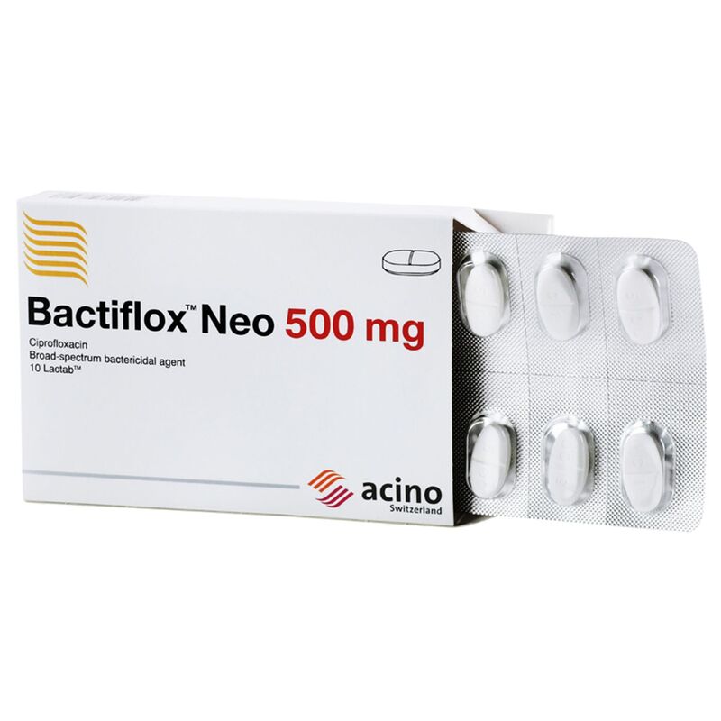 BACTIFLOX 500MG 10TAB CIPROF