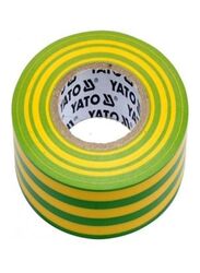 Yato Insulation Tape, 19mm x 10mm, Yellow/Green