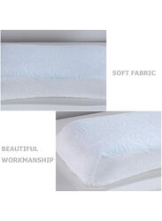 Memory Foam Bed Gel Pillow Cooling Orthopedic Cushion, White