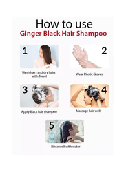 Mokeru Ginger King Black Hair Shampoo, 500ml