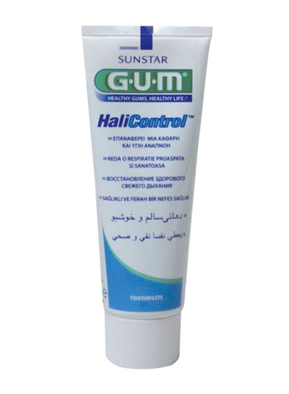 Sunstar Gum Halicontrol Gel Toothpaste, 75 g