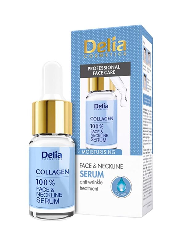 Delia Moisturizing Face & Neckline Serum with Collagen, 10ml