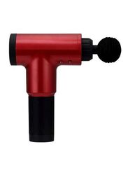 Cool Baby Electric Fascia Gun with Massage Heads, Red/Black, 1 Piece