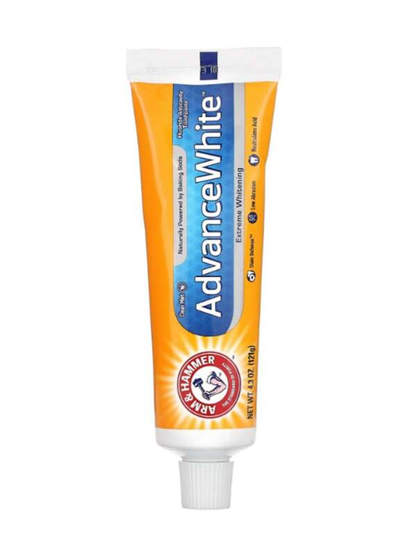 Arm & Hammer Advance White Extreme Whitening Fluoride Anticavity Toothpaste, 121gm