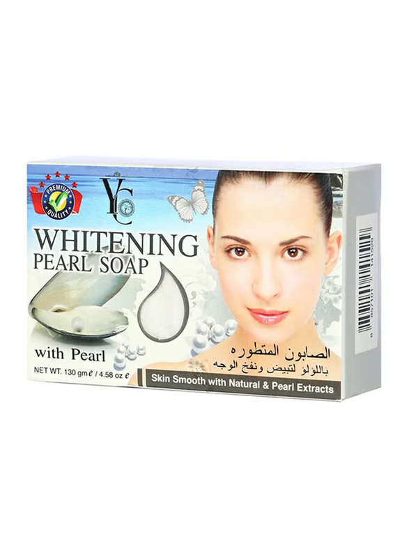 YC Whitening Pearl Soap Bar, 130gm