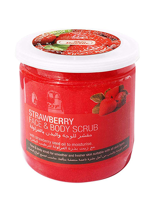 Skin Doctor Strawberry Face & Body Scrub, 500ml